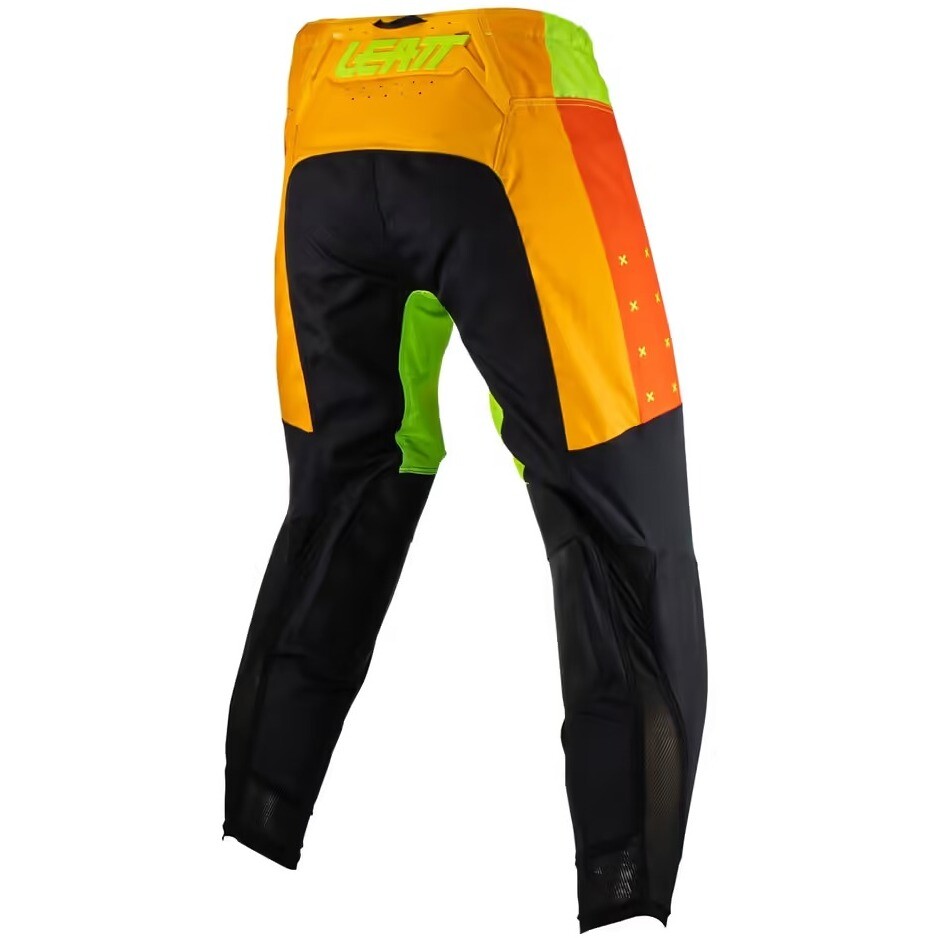 Leatt 4.5 Cross Enduro Motorcycle Pants Green Black Orange