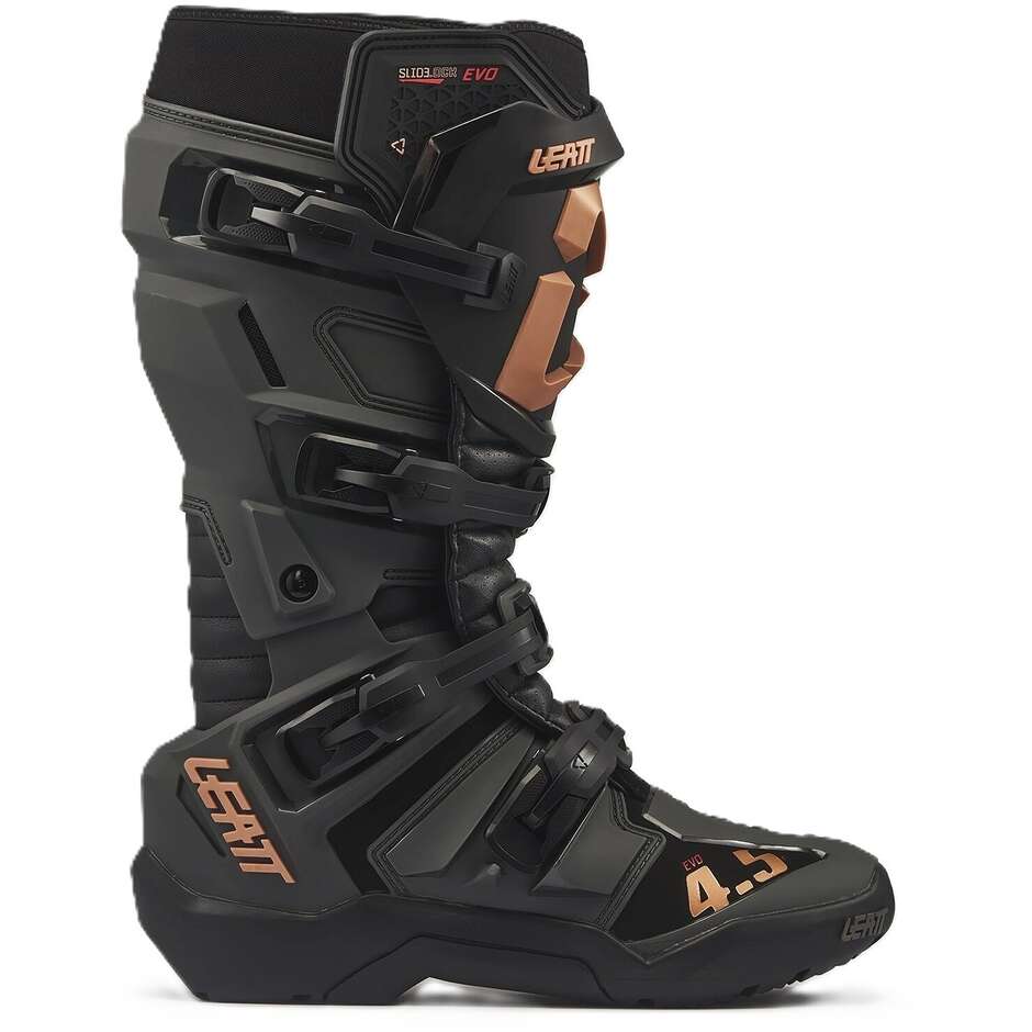 Leatt 4.5 Enduro Evo Motorcycle Boots Black Graphene