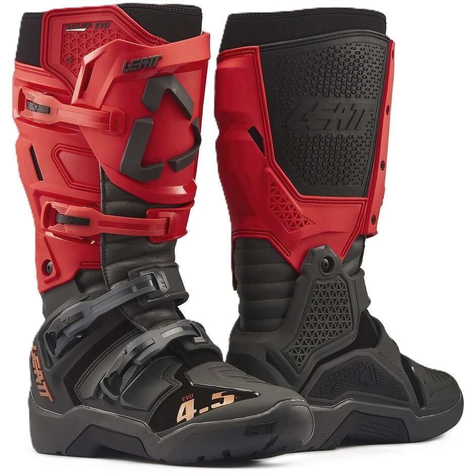 Leatt 4.5 Enduro Evo Motorcycle Boots Red