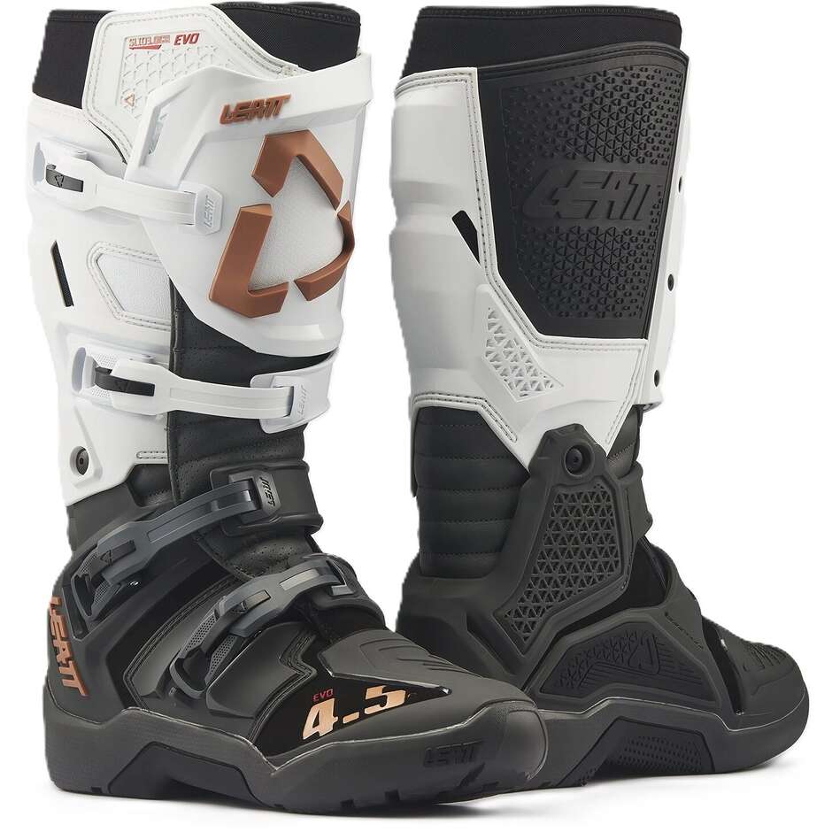 Leatt 4.5 Enduro Evo Motorradstiefel Weiß