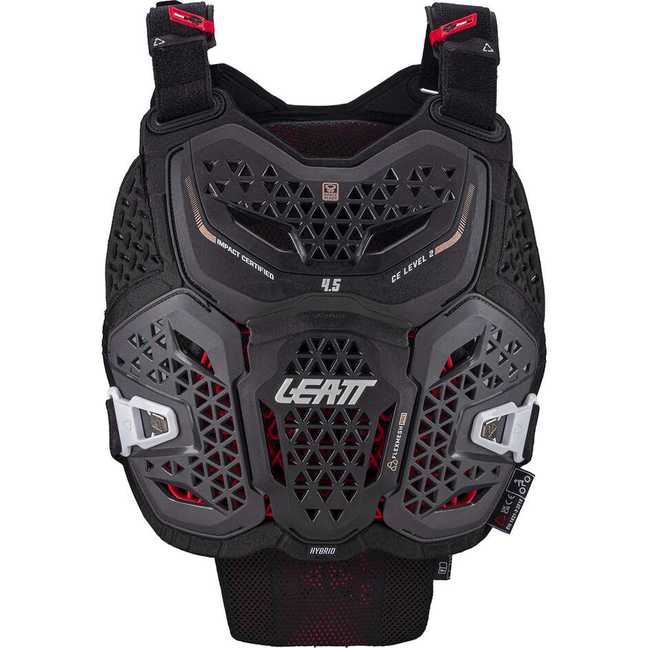 Leatt 4.5 Hybrid Damen-Brustpanzer Schwarz