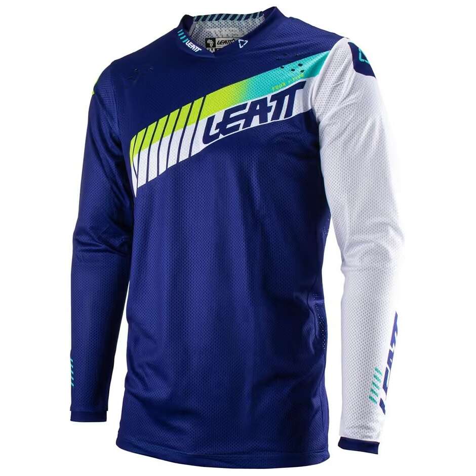 Leatt 4.5 LITE Blue Cross Enduro Motorcycle Jersey