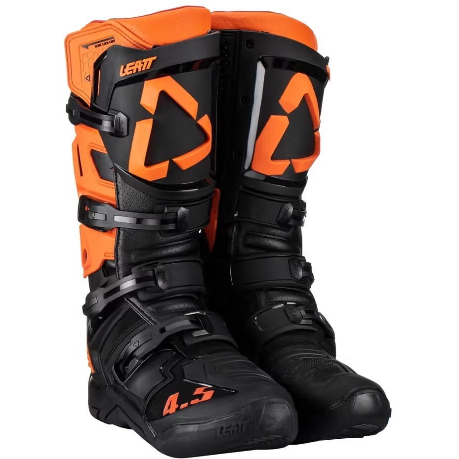 Leatt 4.5 Orange Cross Enduro Motorcycle Boots