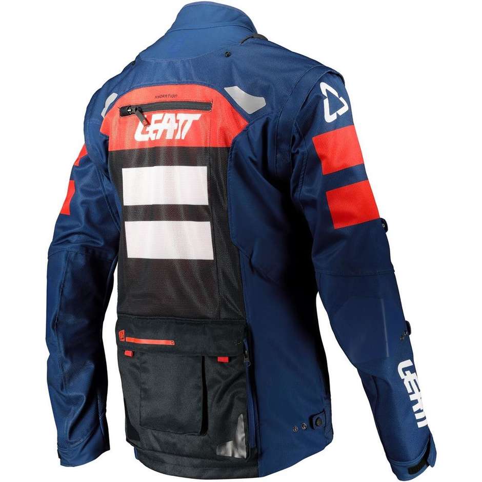 Leatt 4.5 X-FLOW Blue Cross Enduro Motorcycle Jacket