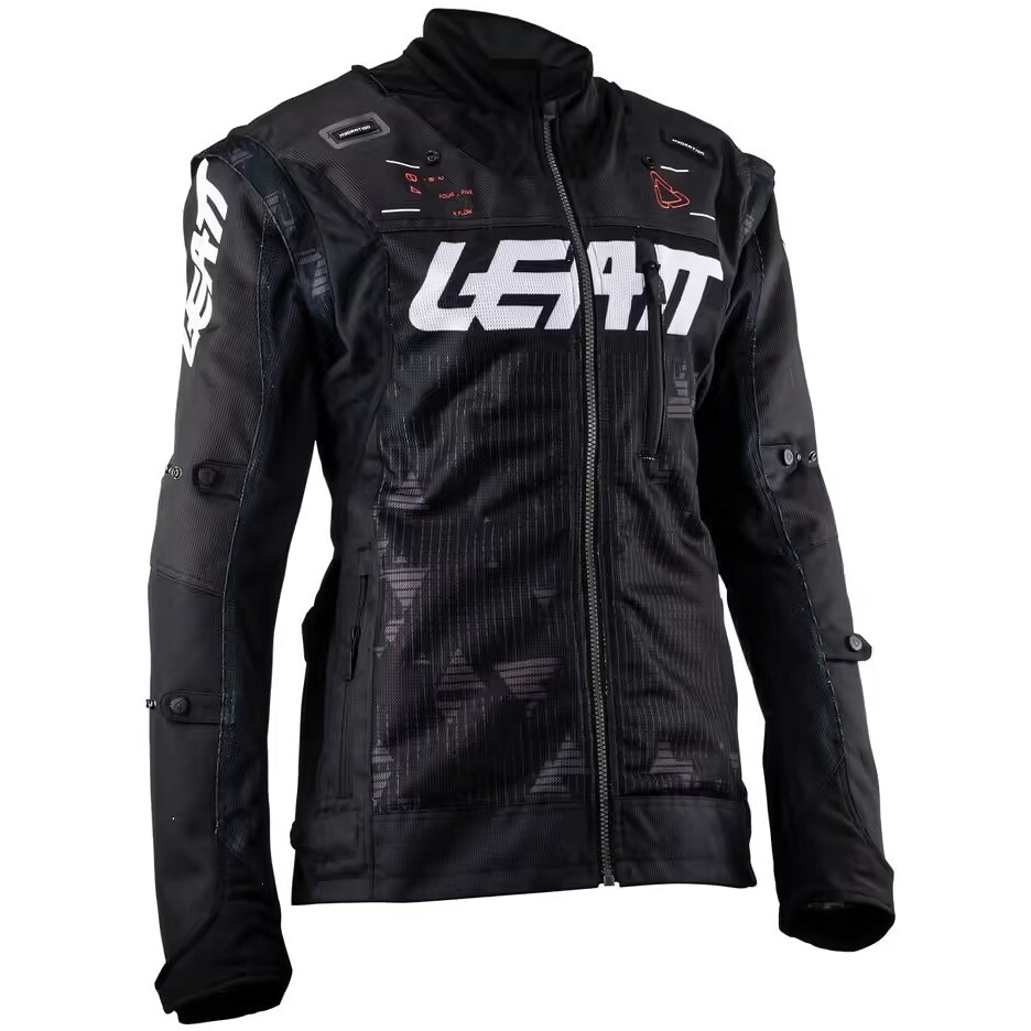 Leatt 4.5 X-FLOW Cross Enduro Motorcycle Jacket Black