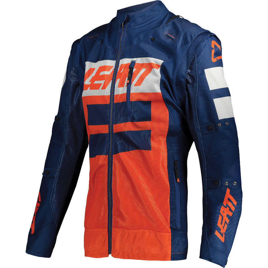 Leatt 4.5 X-Flow Orange Cross Enduro Motorcycle Jacket
