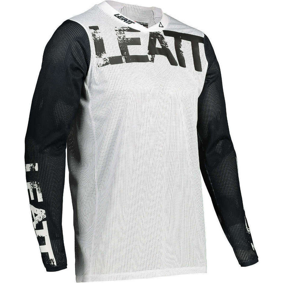 Leatt 4.5 X-Flow White Cross Enduro Motorcycle Jersey
