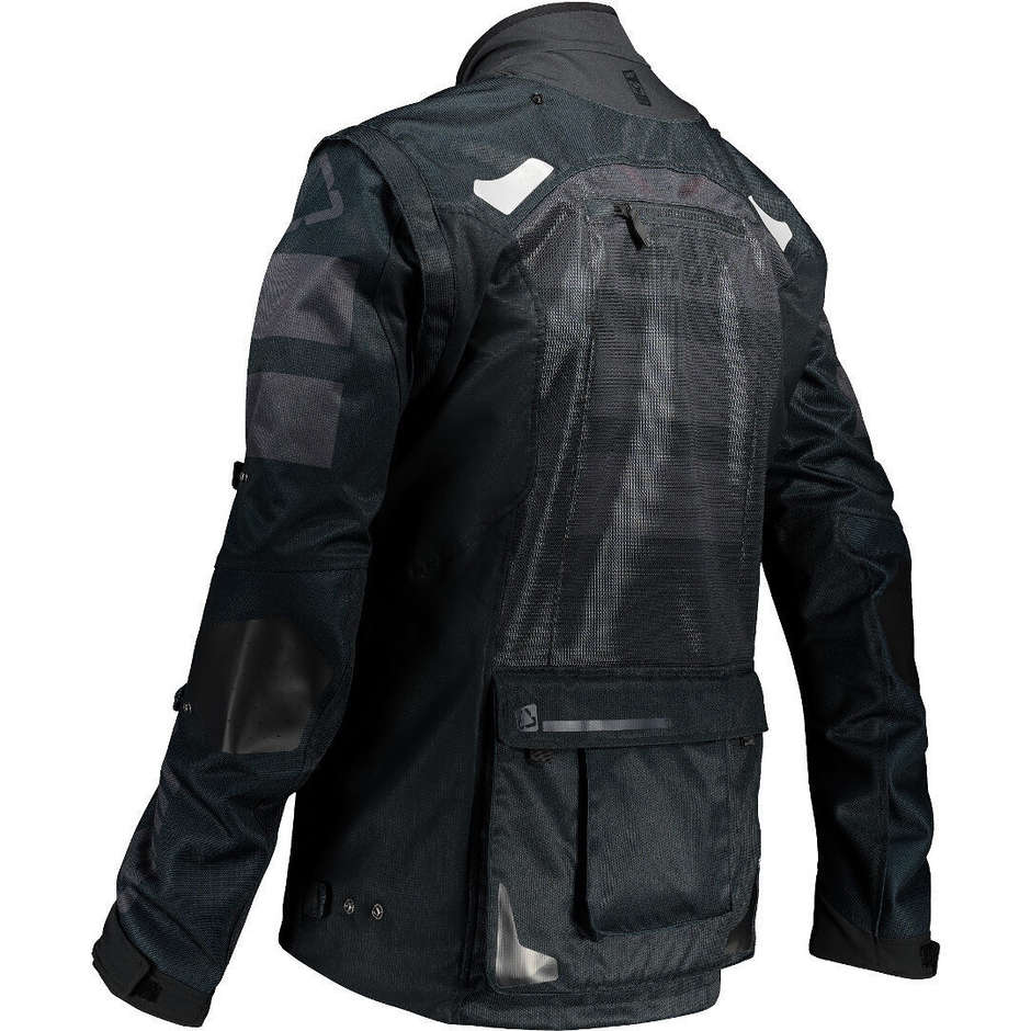 Leatt 5.5 Enduro Black Cross Enduro Motorcycle Jacket