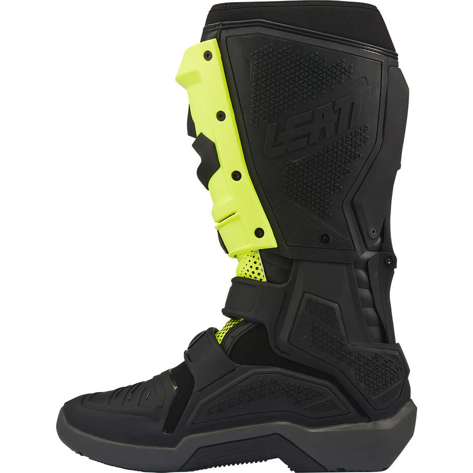 Leatt 5.5 FL Enduro Evo Motorcycle Boots Black Yellow
