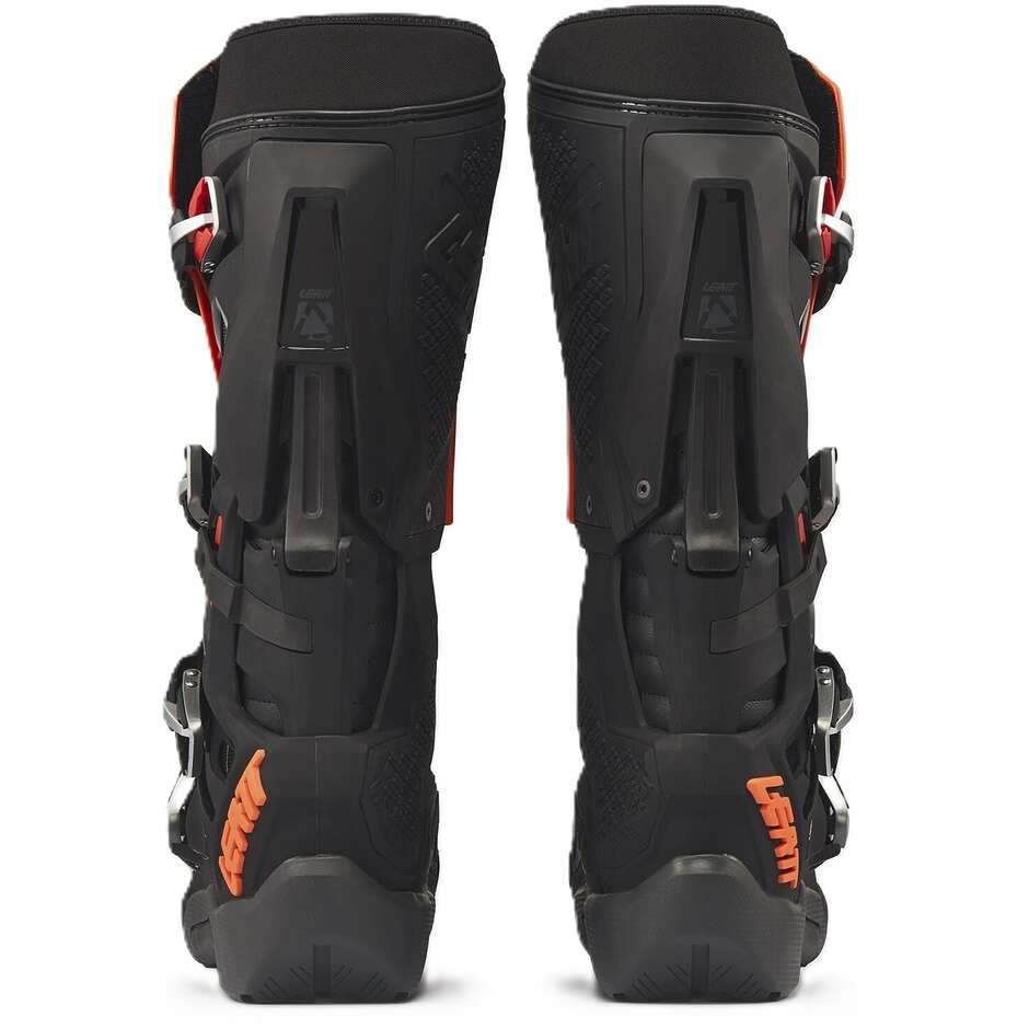 Leatt 5.5 FL Enduro Evo Motorcycle Boots White Orange Black