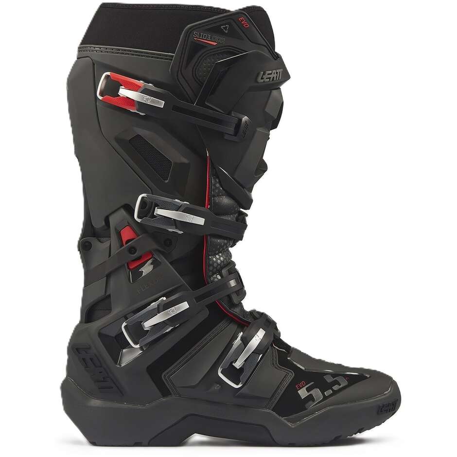 Leatt 5.5 FL Enduro Evo Motorradstiefel Schwarz