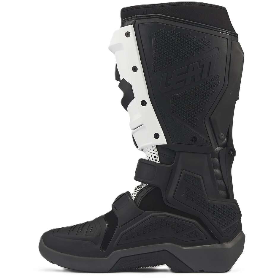 Leatt 5.5 FL Enduro Evo Motorradstiefel Weiß Schwarz