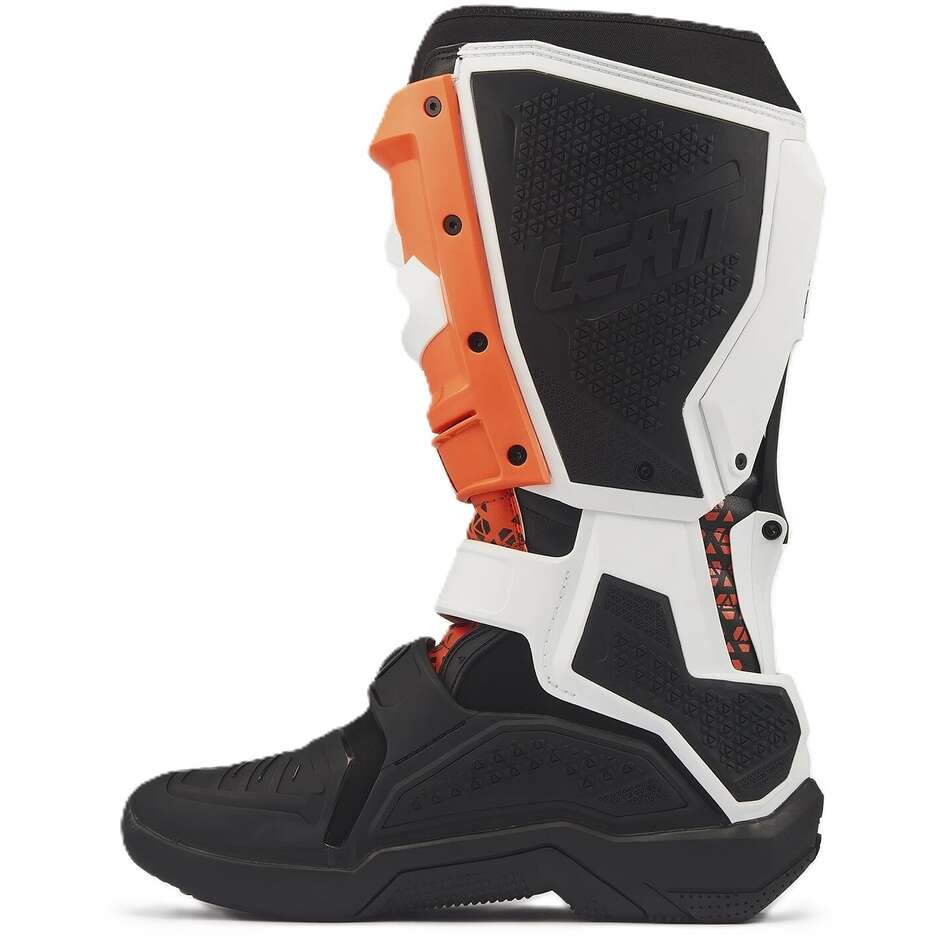 Leatt 5.5 FlexLock Evo Motorcycle Boots Orange White