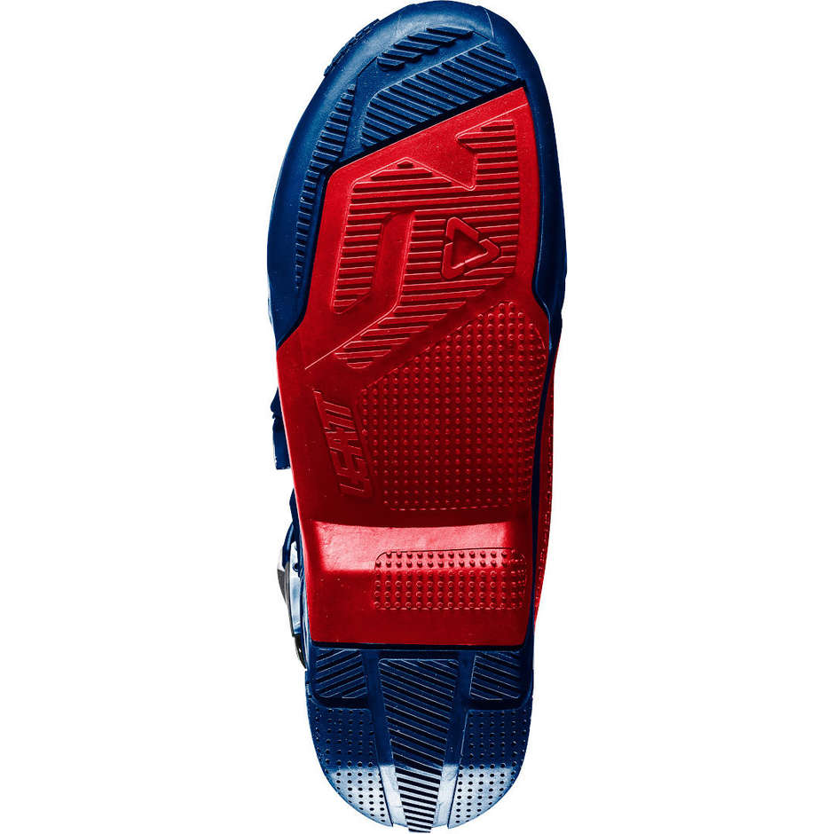 Leatt 5.5 FlexLock Royal Red Cross Enduro Motorradstiefel