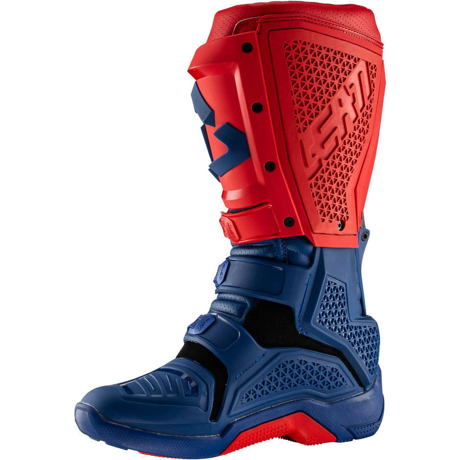 Leatt 5.5 FlexLock Royal Red Cross Enduro Motorradstiefel
