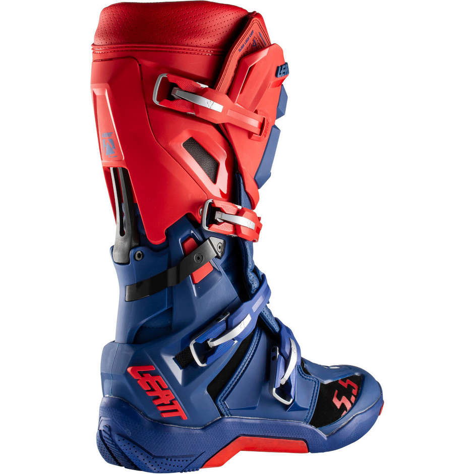 Leatt 5.5 FlexLock Royal Red Cross Enduro Motorradstiefel