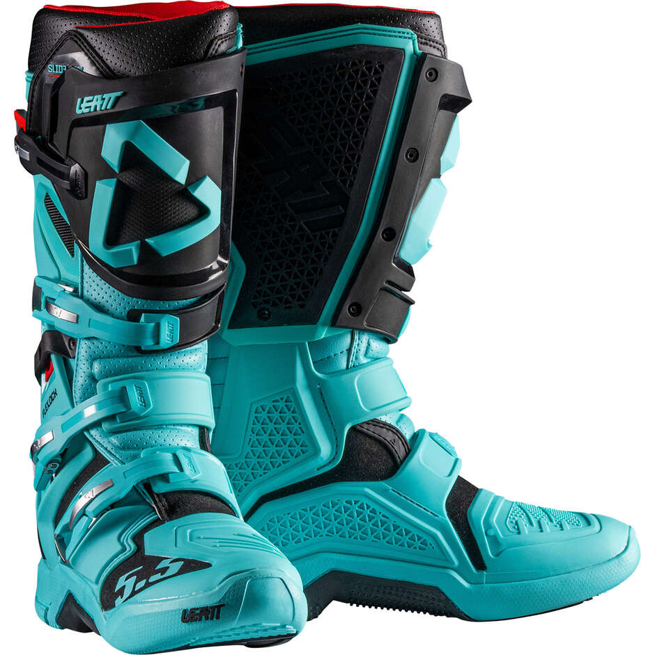 Leatt 5.5 Flexlock Türkis Cross Enduro Motorradstiefel