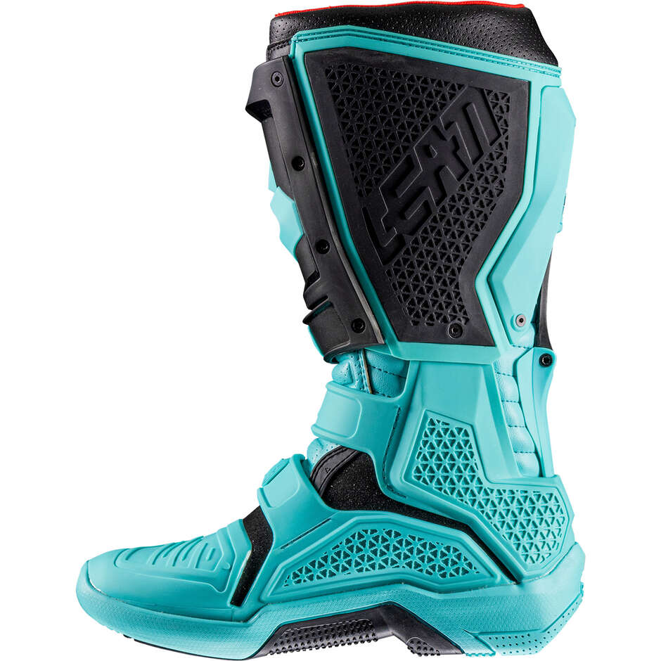 Leatt 5.5 Flexlock Türkis Cross Enduro Motorradstiefel