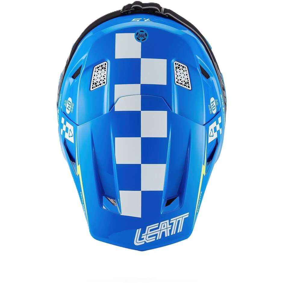 Leatt 7.5 Blue Moto Cross Helm-Set
