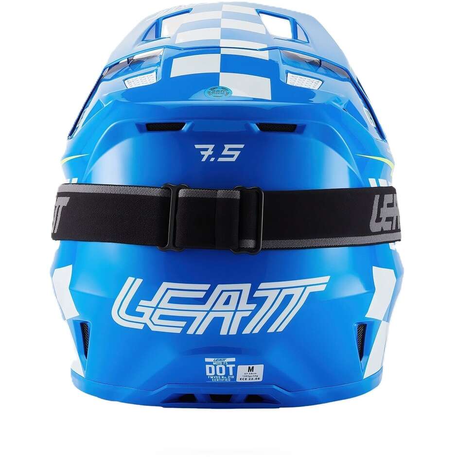 Leatt 7.5 Blue Moto Cross Helmet Kit