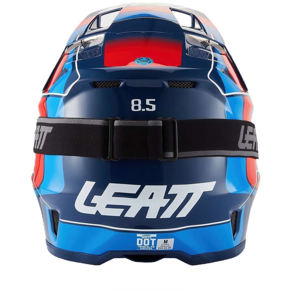 Leatt 8.5 Blue Moto Cross Helm-Set