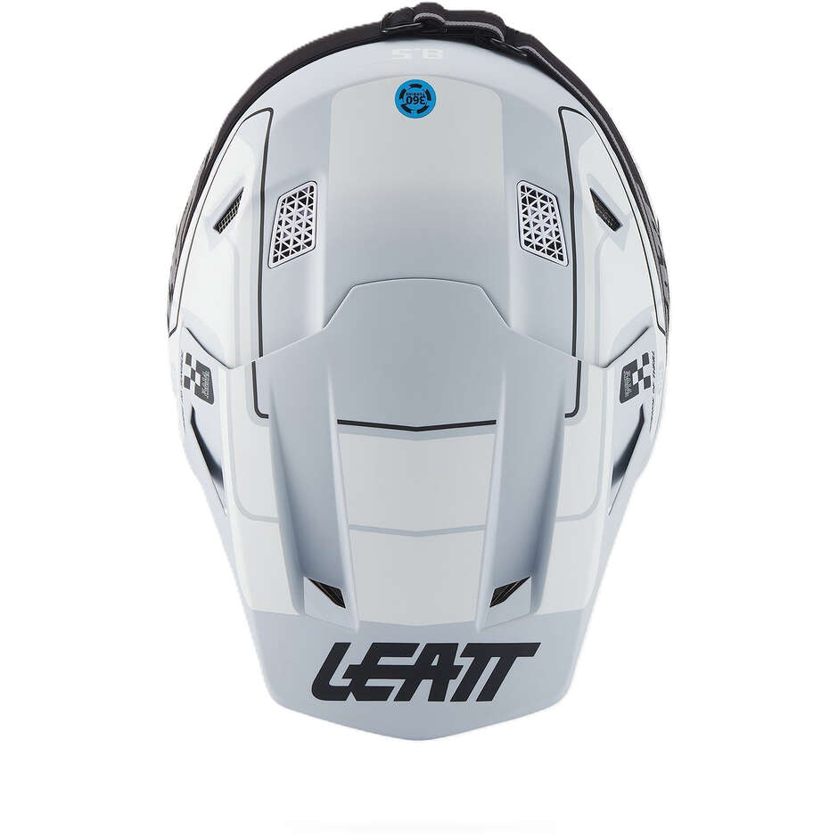 Leatt 8.5 Gray Moto Cross Helmet Kit