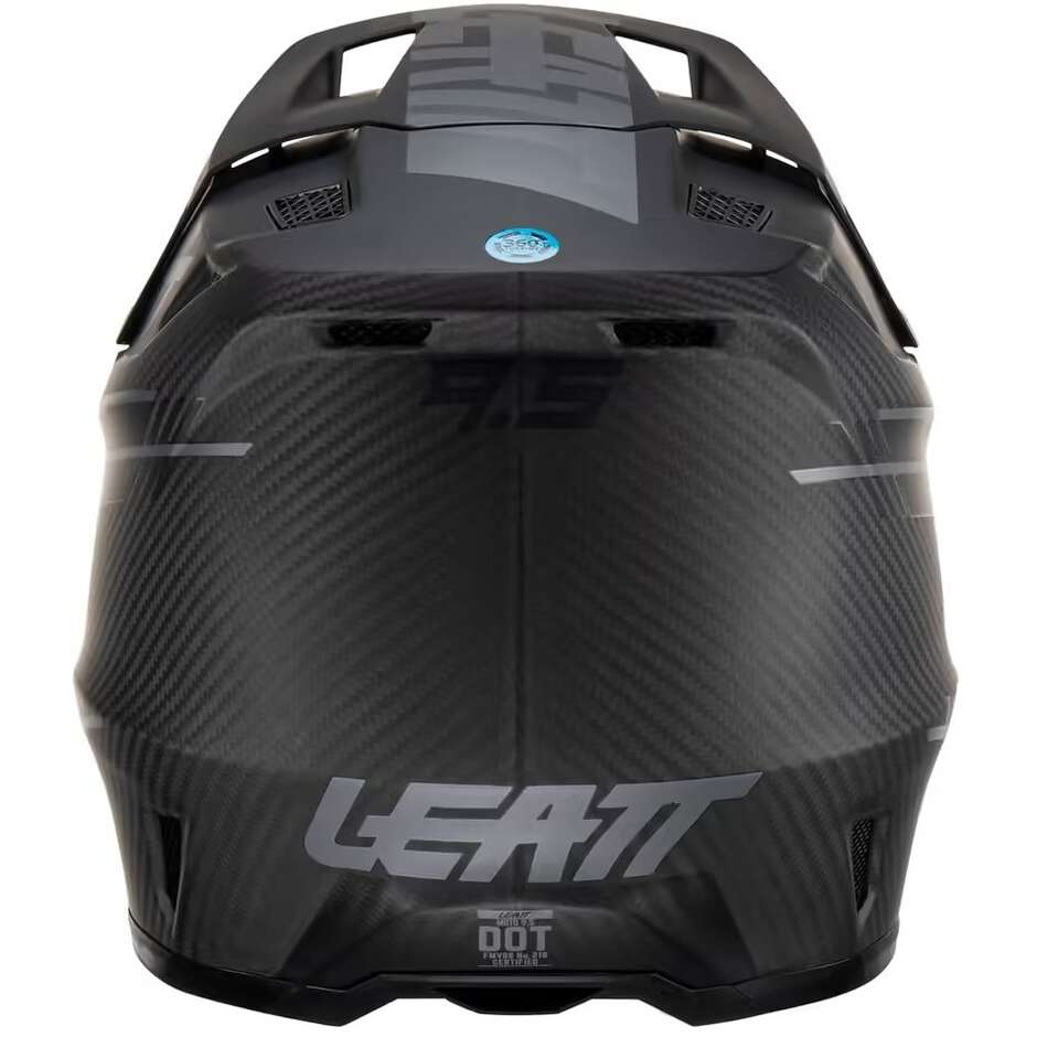 Leatt 9.5 V23 Carbon Black Cross Enduro Motorradhelm mit Maske
