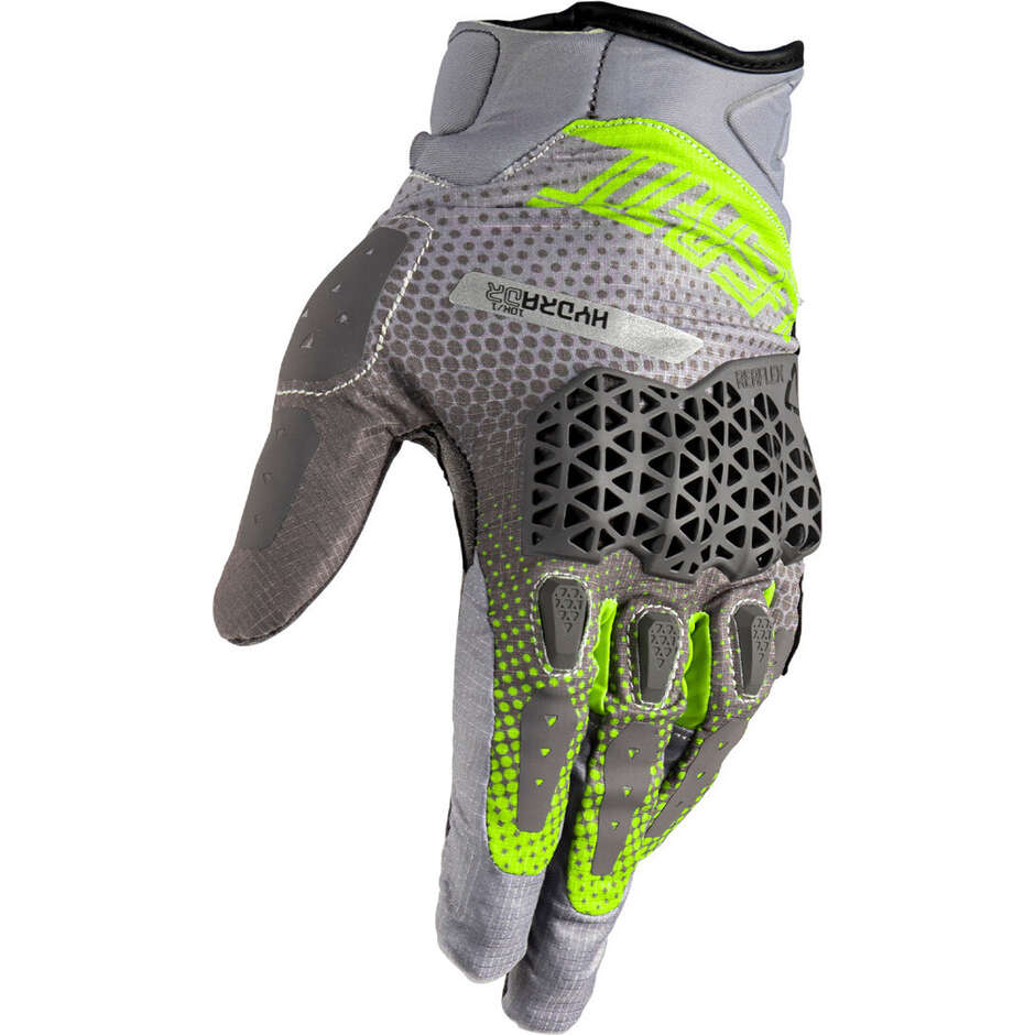 Leatt ADV HYDRADRI 5.5 SHORT Adventure Motorradhandschuhe Gelb