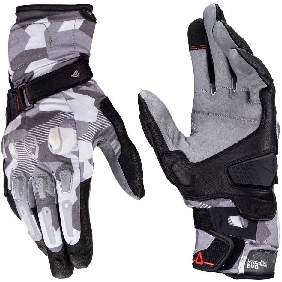 Leatt ADV HYDRADRI 7.5 Adventure Motorradhandschuhe Grau