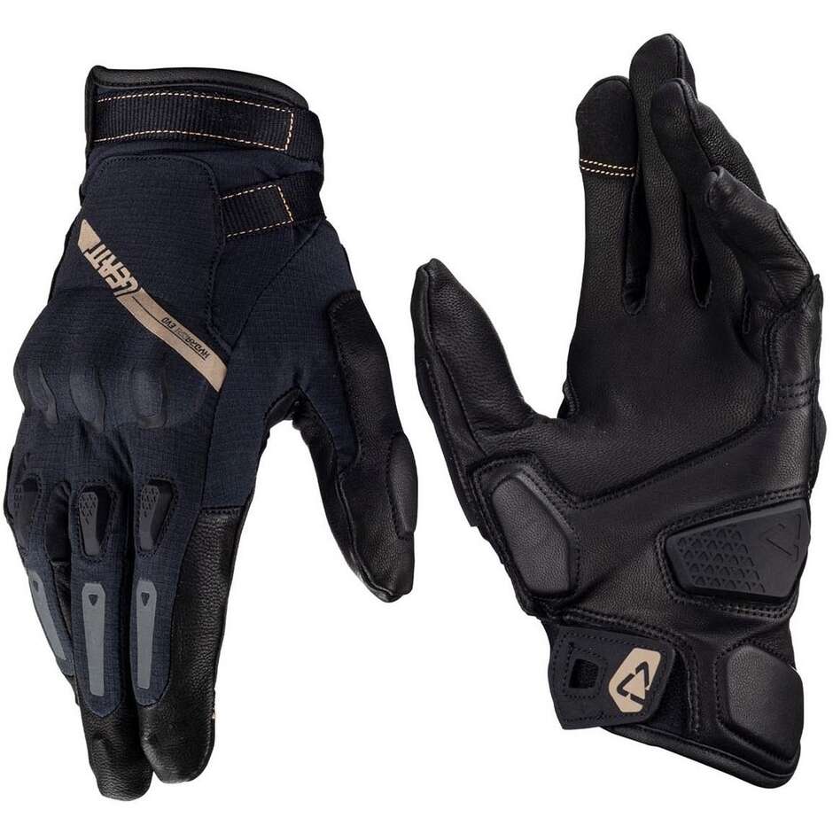Leatt ADV HYDRADRI 7.5 SHORT Adventure Motorradhandschuhe Schwarz