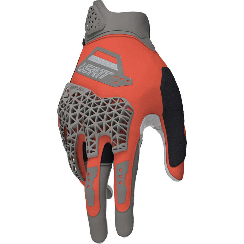 Leatt ADV RALLY 5.5 Red Motorcycle Adventure Gloves