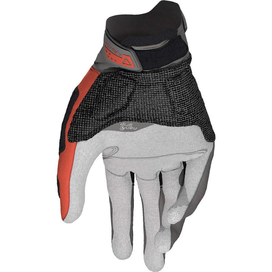 Leatt ADV RALLY 5.5 Red Motorcycle Adventure Gloves
