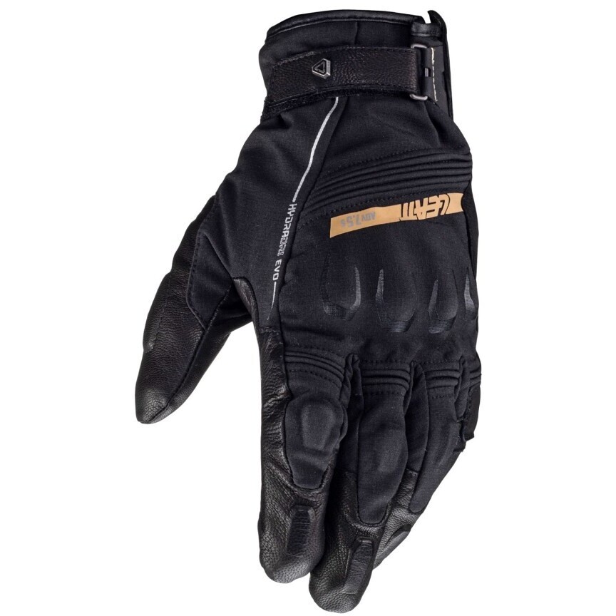 Leatt ADV SUBZERO 7.5 SHORT Adventure Motorcycle Gloves Black
