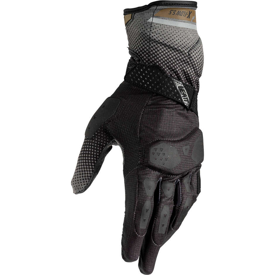 Leatt ADV X-FLOW 5.5 Black Adventure Motorcycle Gloves
