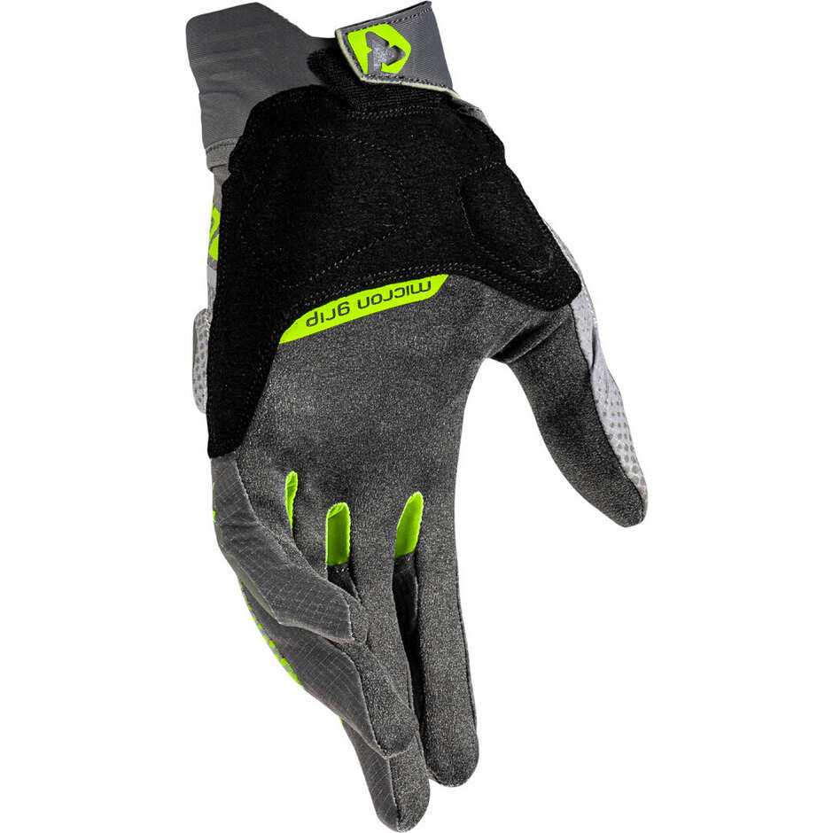 Leatt ADV X-FLOW 5.5 SHORT Adventure Motorradhandschuhe Gelb