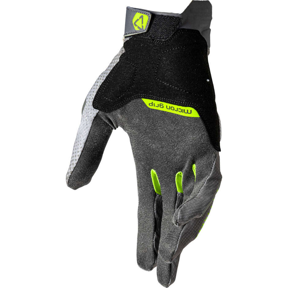 Leatt ADV X-FLOW 5.5 SHORT Adventure Motorradhandschuhe Gelb