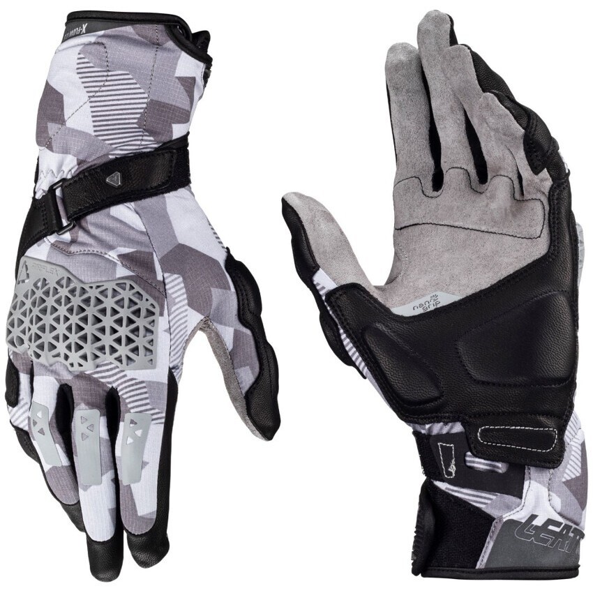 Leatt ADV X-FLOW 7.5 Adventure Motorradhandschuhe Grau