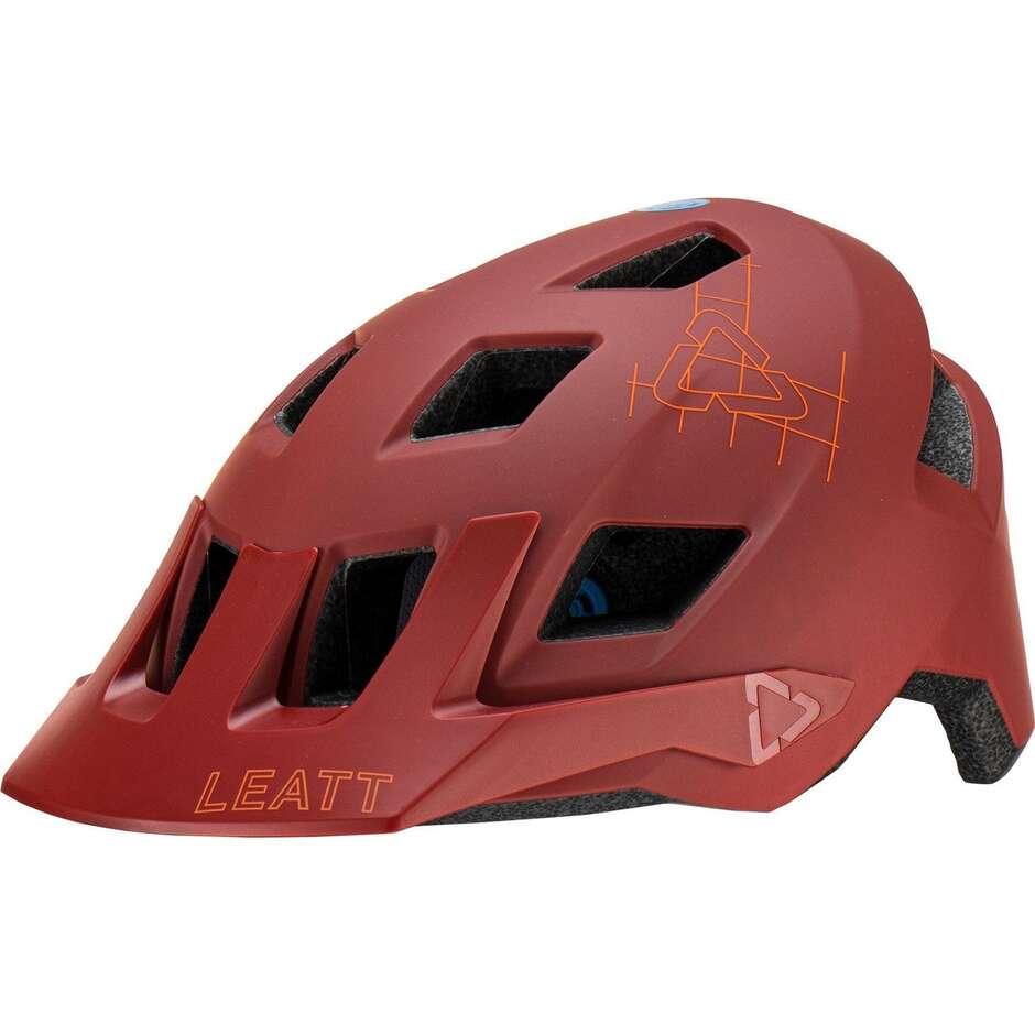 Leatt ALLMTN 1.0 V23 LAVA Red MTB Helmet