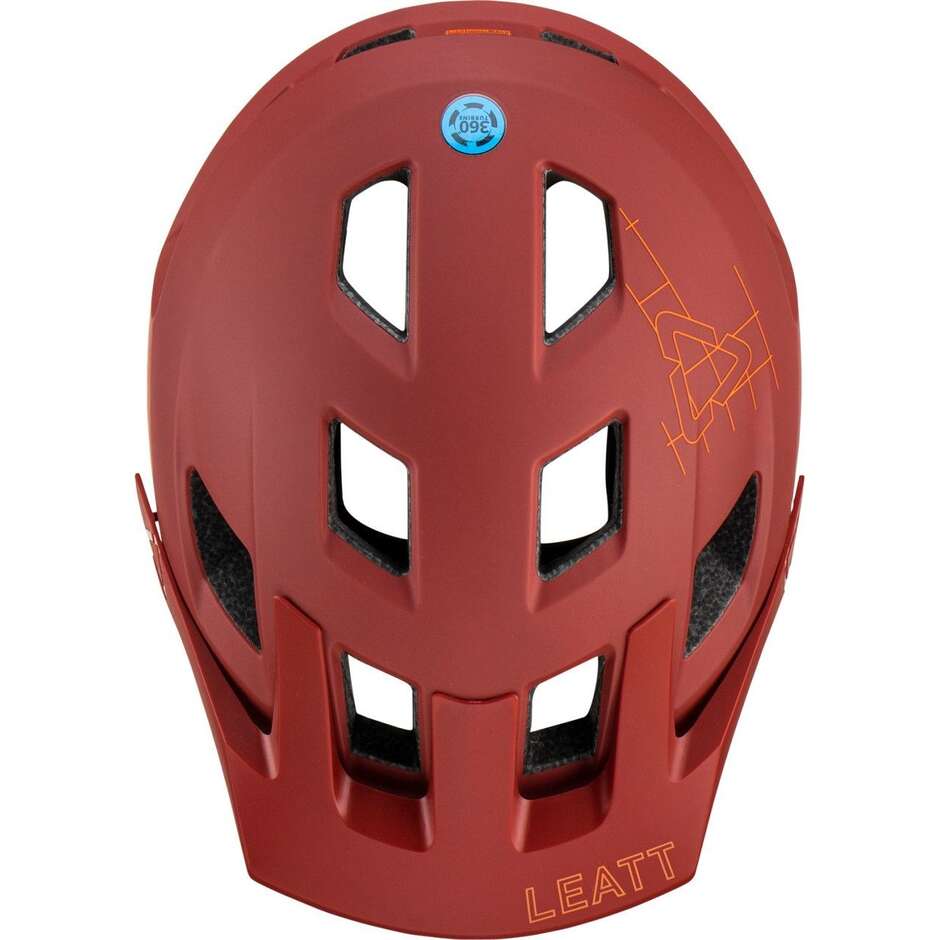 Leatt ALLMTN 1.0 V23 LAVA Red MTB Helmet