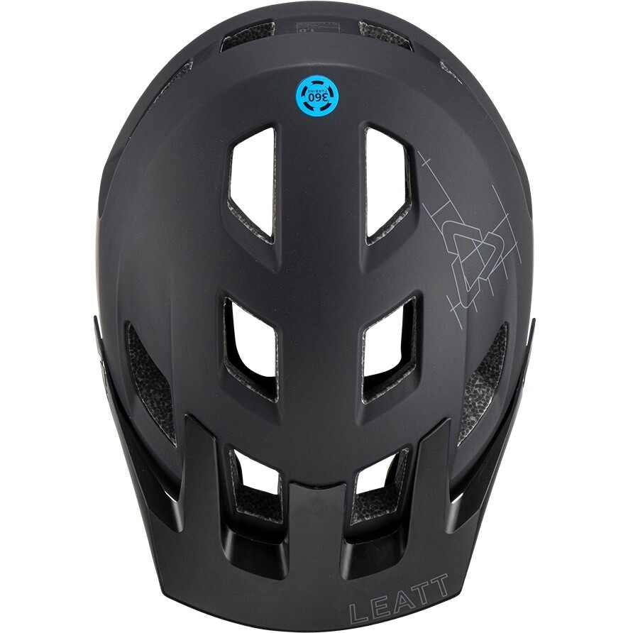 Leatt ALLMTN 1.0 V23 STEALTH MTB Helmet Black