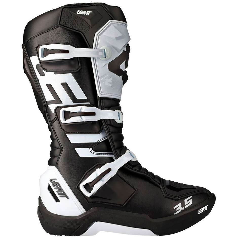 Leatt BOOT 3.5 JR White Motocross Boots for Boys