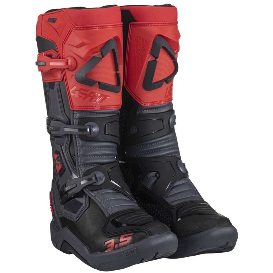 Leatt BOOT 3.5 Rote Motocrossstiefel