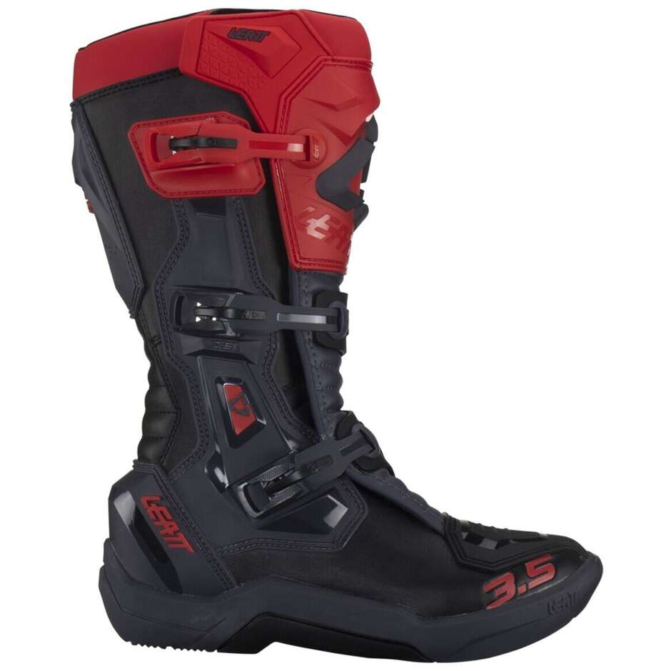 Leatt BOOT 3.5 Rote Motocrossstiefel