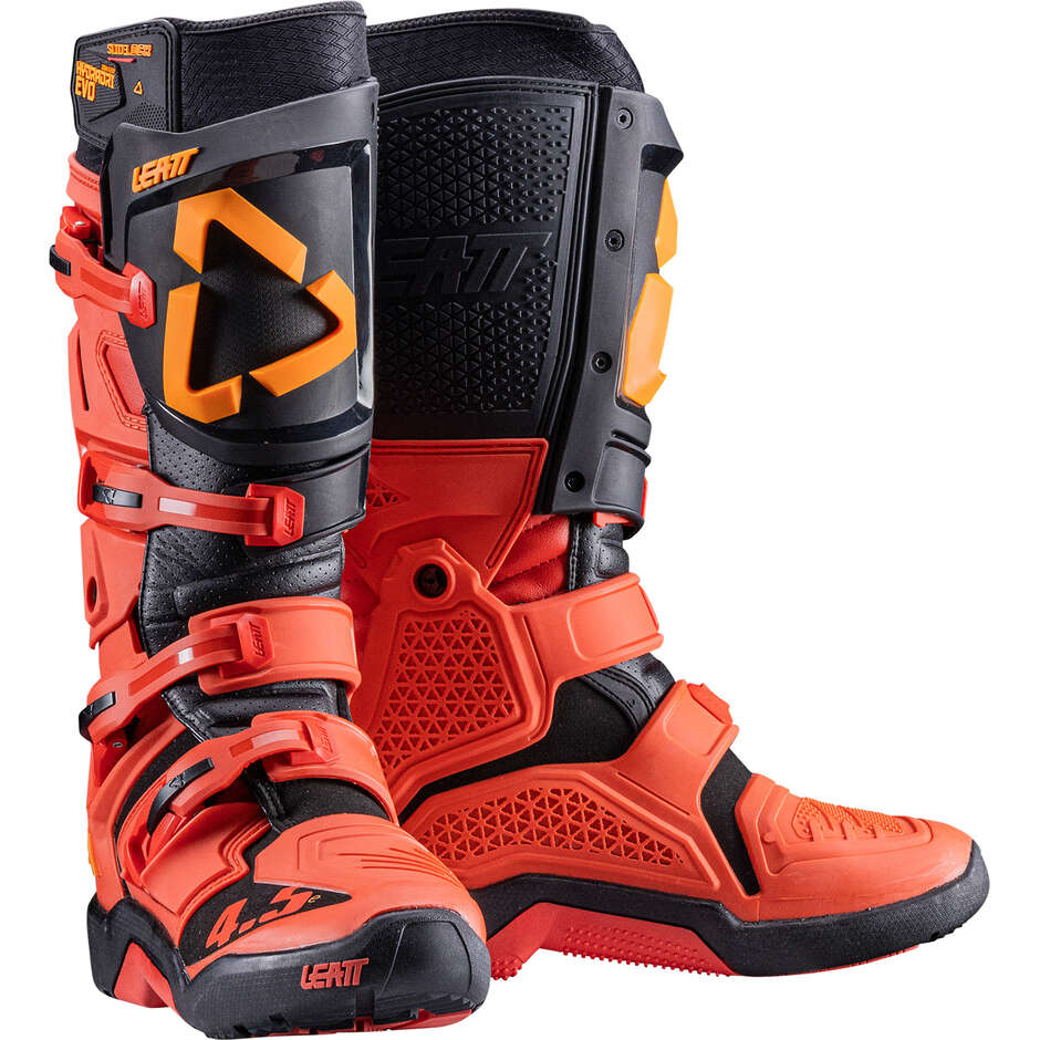 Leatt BOOT 4.5 HYDRADRI Rote Motocross-Stiefel