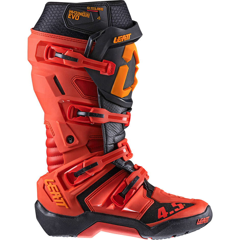 Leatt BOOT 4.5 HYDRADRI Rote Motocross-Stiefel