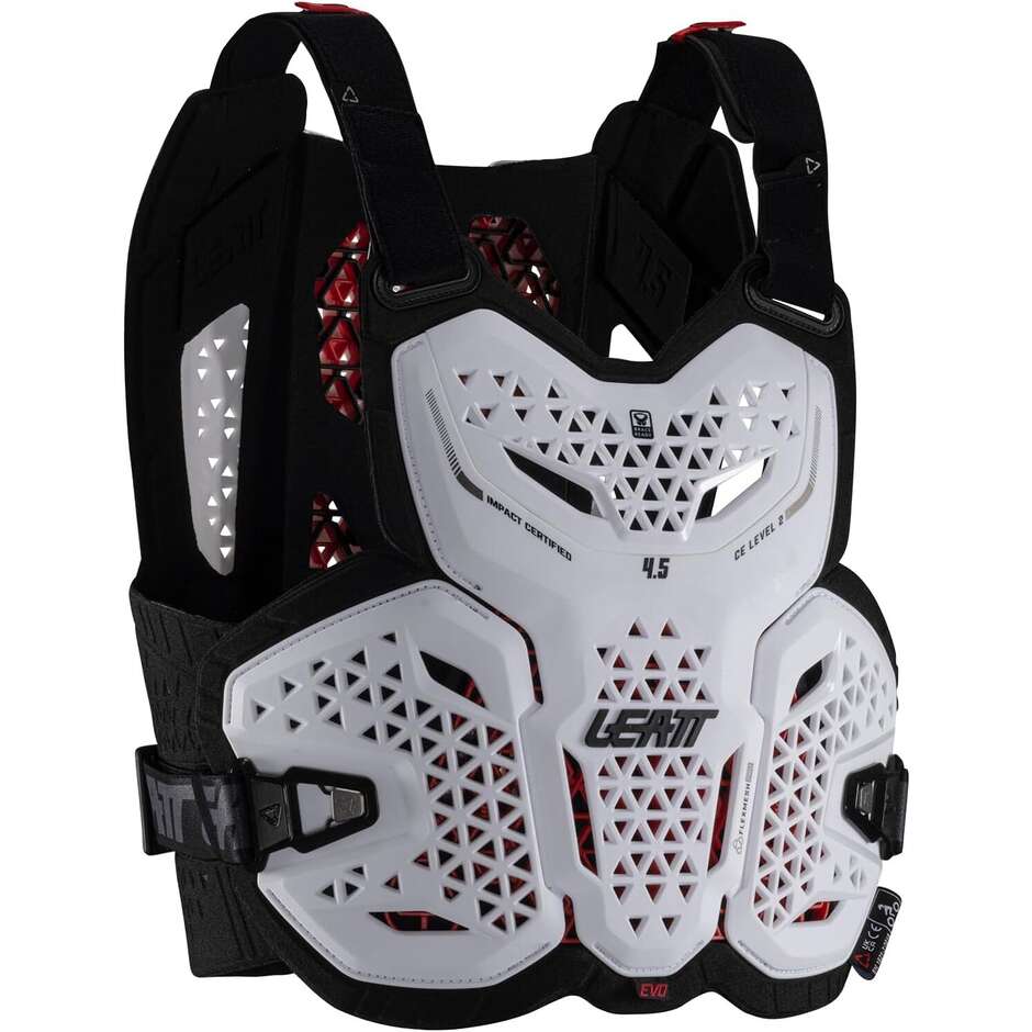 Leatt CHEST PROTECTOR 4.5 EVO Weiß Moto Cross Brustschutz