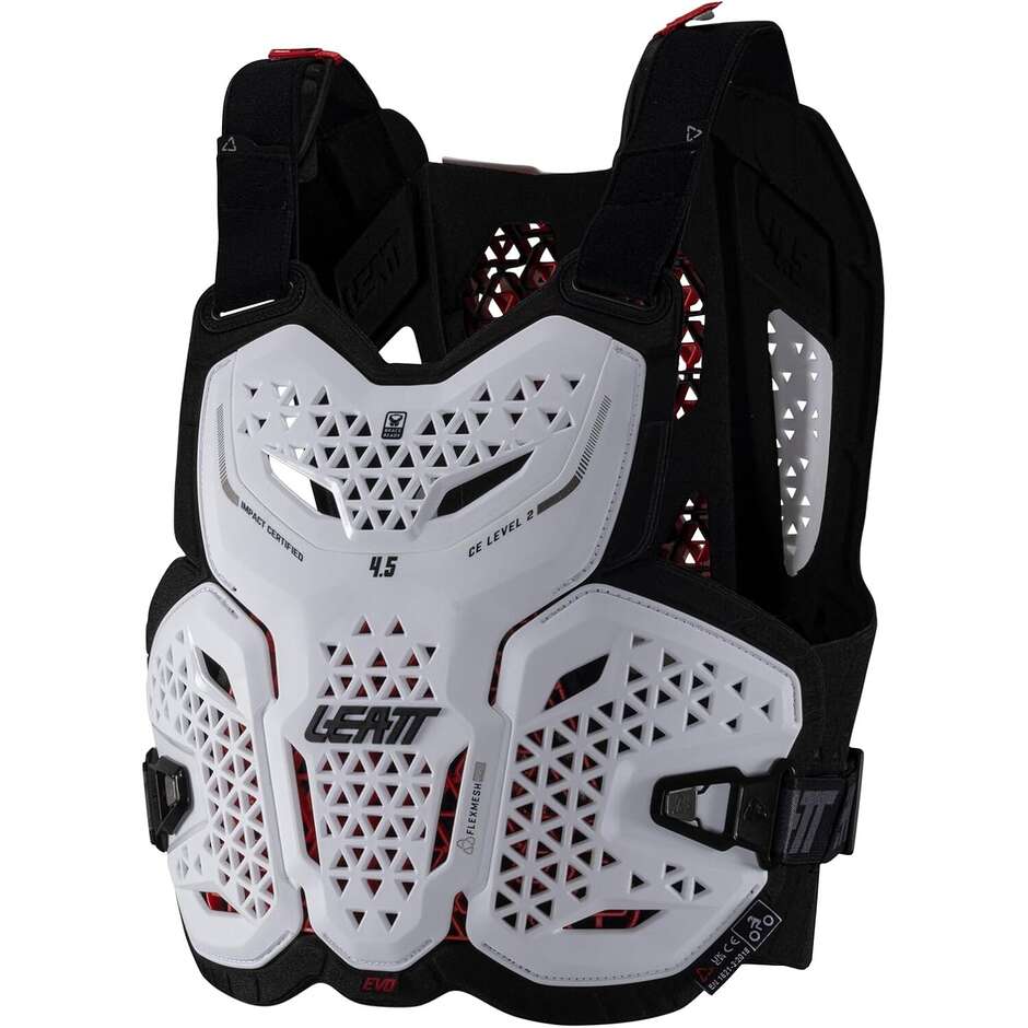 Leatt CHEST PROTECTOR 4.5 EVO Weiß Moto Cross Brustschutz