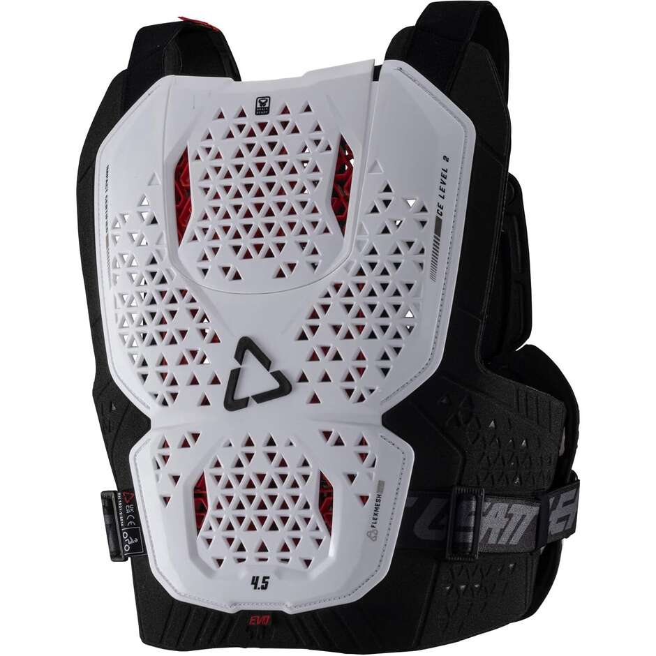 Leatt CHEST PROTECTOR 4.5 EVO Weiß Moto Cross Brustschutz