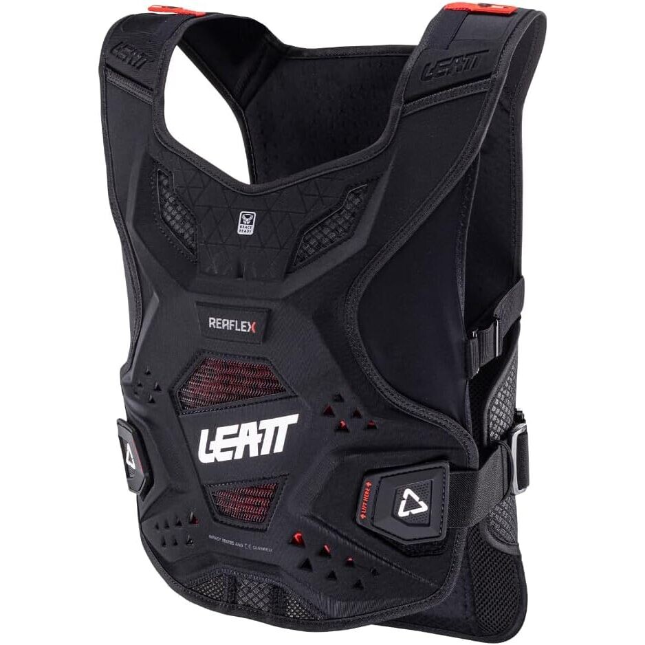 Leatt CHEST PROTECTOR REAFLEX WOMEN Schwarzer Motocross-Brustschutz