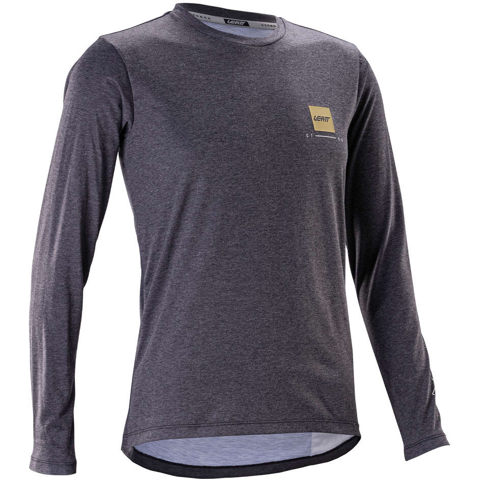 Leatt Damen-MTB-Trikot Gravity 3.0 Langarm - für Enduro und Trail, Schwarz